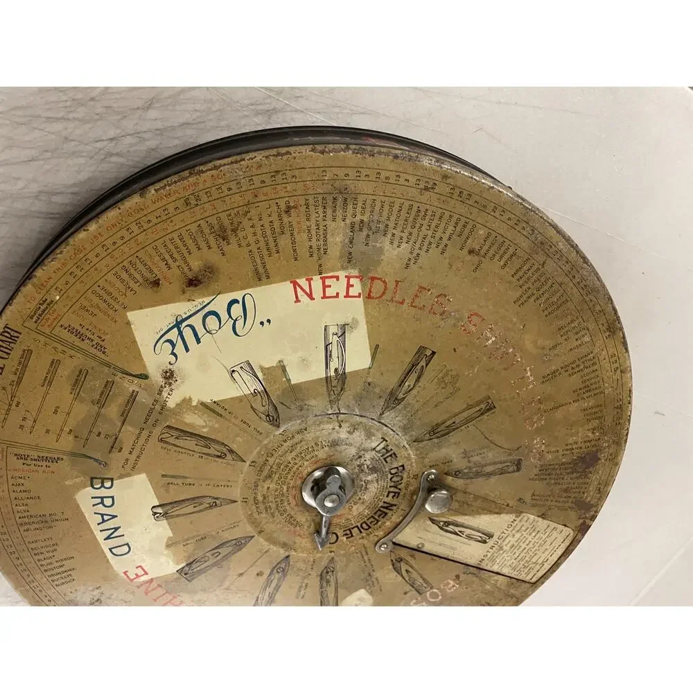 Antique 1920s Boye Needle Co. Chicago Spinning Display Store Dispenser